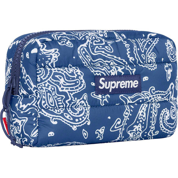 Buy Supreme Puffer Pouch (Blue Paisley) Online - Waves Never Die