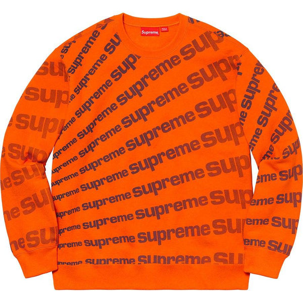 Buy Supreme Radial Crewneck (Orange) Online - Waves Never Die