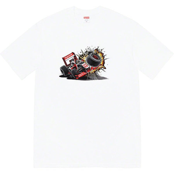 Buy Supreme Crash tee (White) Online - Waves Never Die