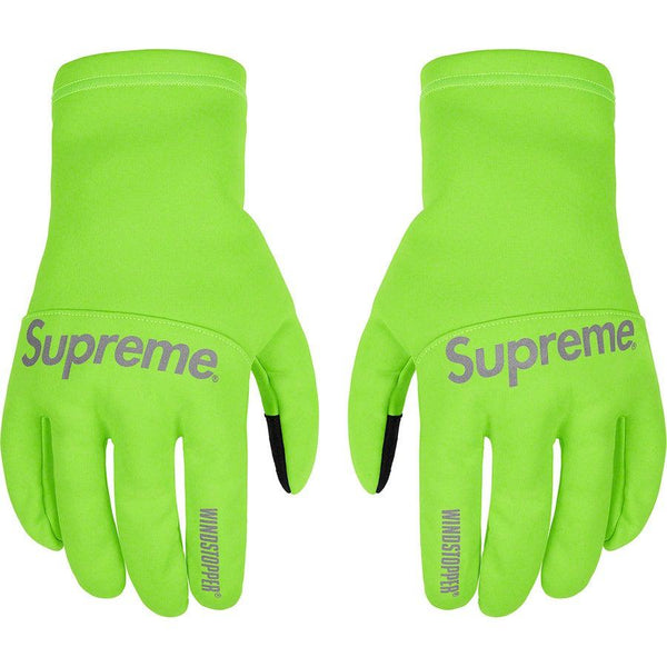 Buy Supreme WINDSTOPPER® Gloves (Bright Green) Online