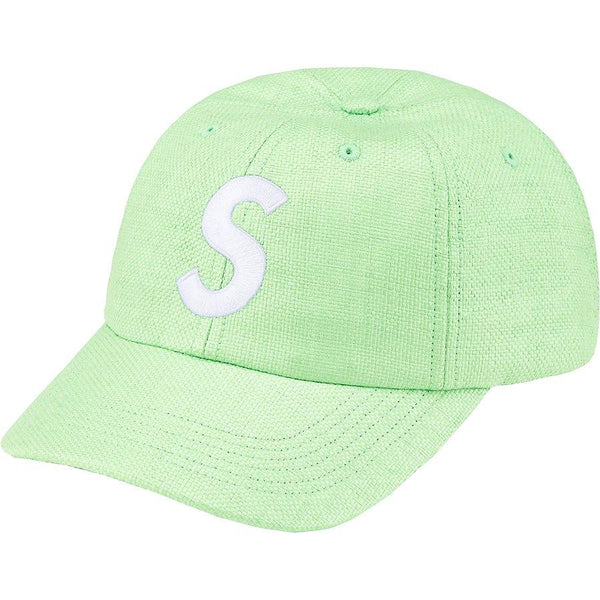 Buy Supreme Raffia S Logo 6-Panel (Green) Online - Waves Never