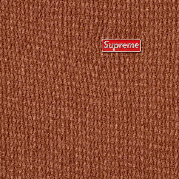 Buy Supreme Enamel Small Box Hooded Sweatshirt (Brown) Online