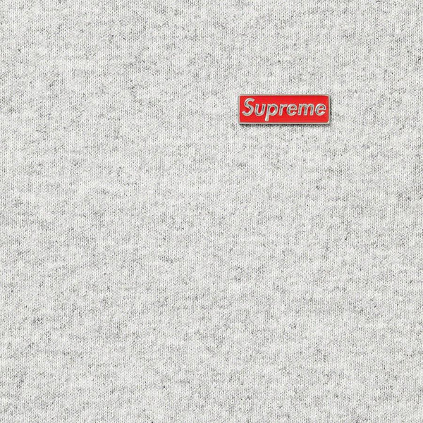 Buy Supreme Enamel Small Box Hooded Sweatshirt (Grey) Online