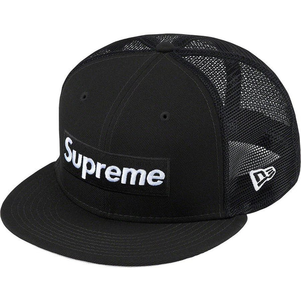 Buy Supreme Box Logo Mesh Back New Era® (Black) Online