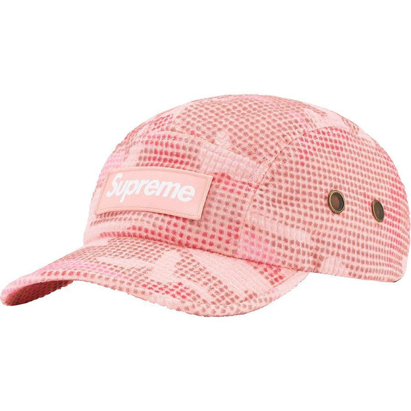 Buy Supreme Camo Grid Velvet Camp Cap (Pink) Online - Waves