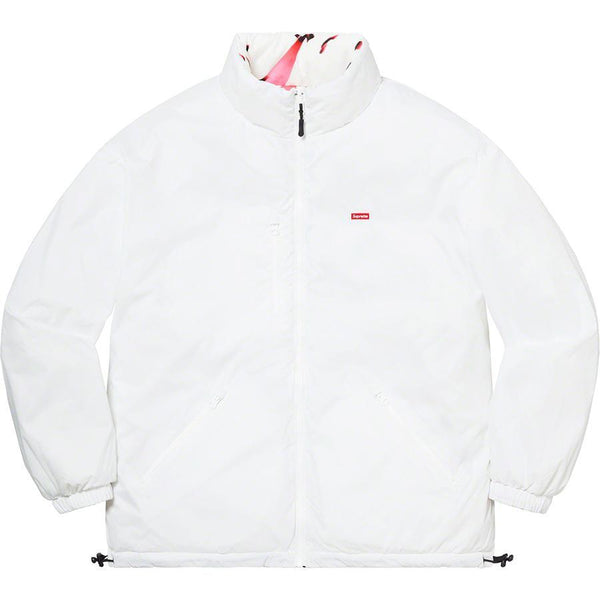 Buy Supreme Watches Reversible Puffy Jacket (White) Online