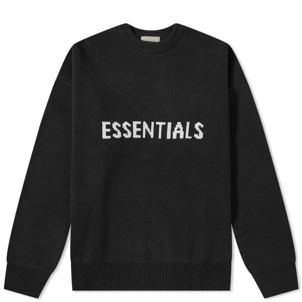 Fear Of God Essentials Knit Sweater SS20 &#39;Black&#39;