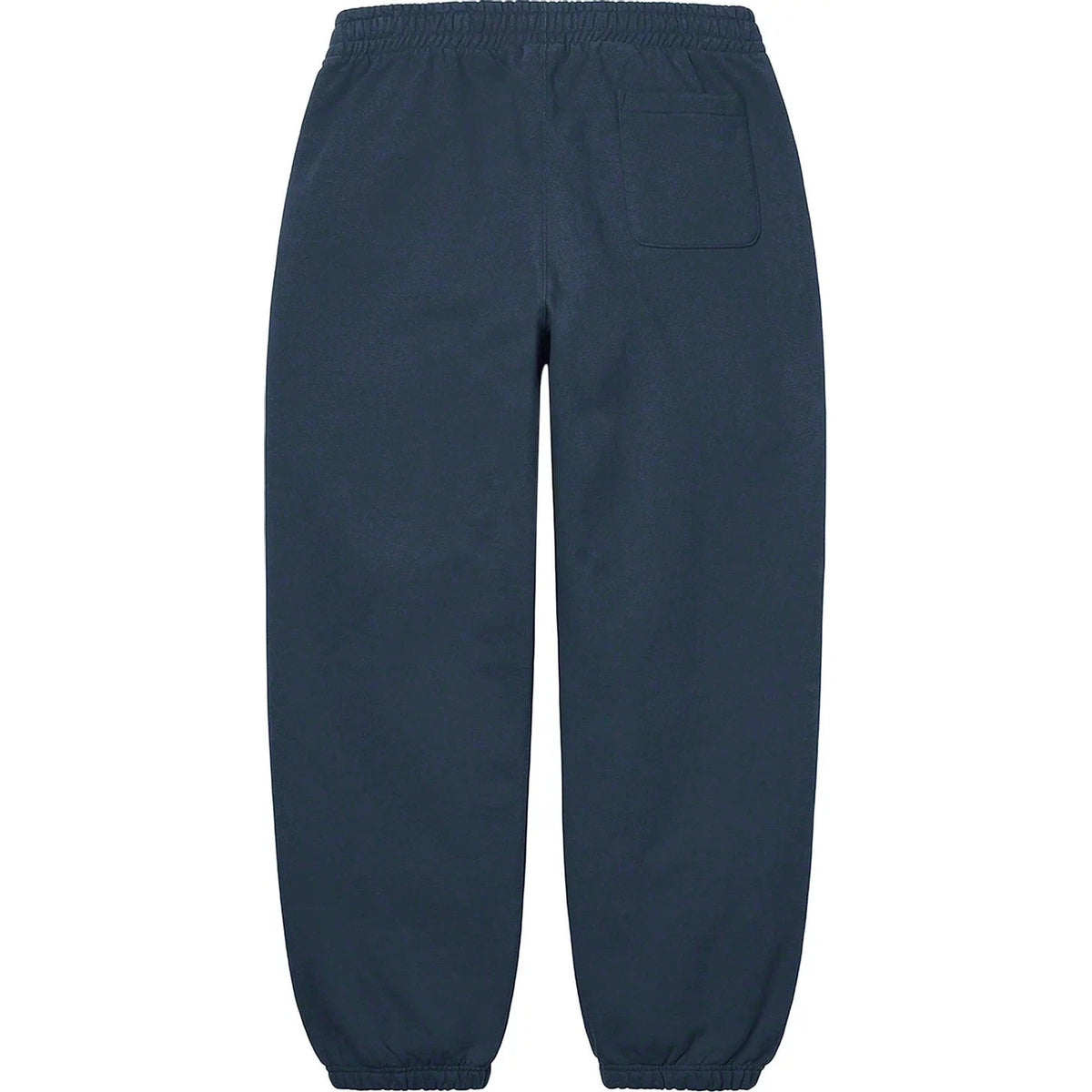 Supreme Satin Appliqué Sweatpant &#39;Navy&#39;