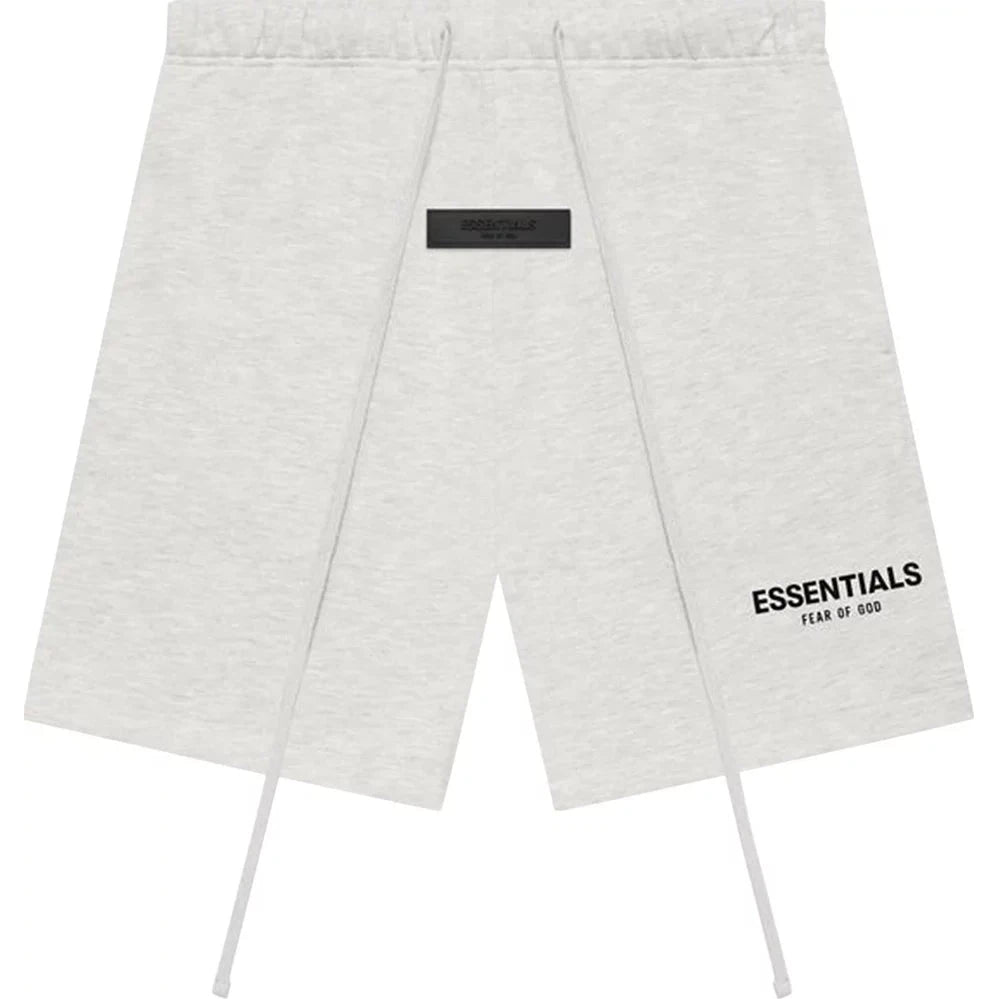 Fear Of God Essentials &#39;Light Oatmeal&#39; Fleece Shorts