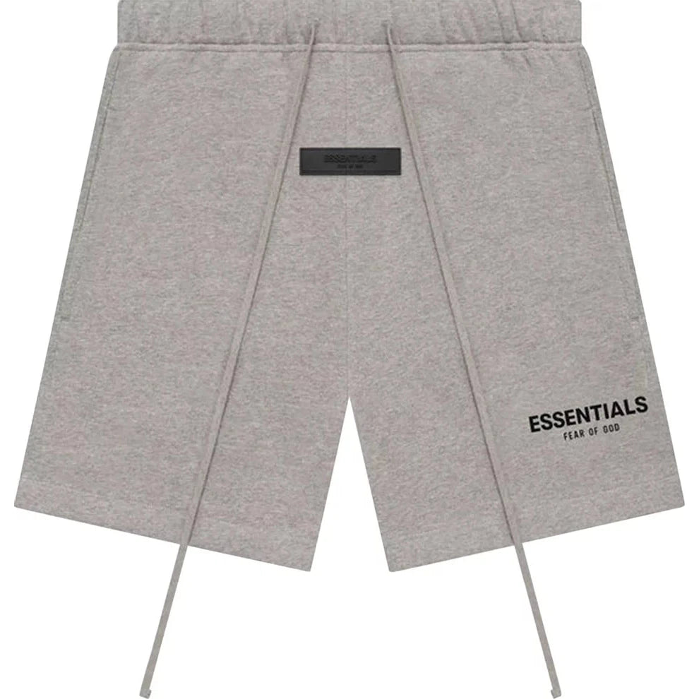 Fear Of God Essentials &#39;Dark Oatmeal&#39; Fleece Shorts