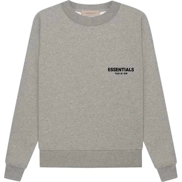 Fear Of God Essentials &#39;Dark Oatmeal&#39; Crewneck