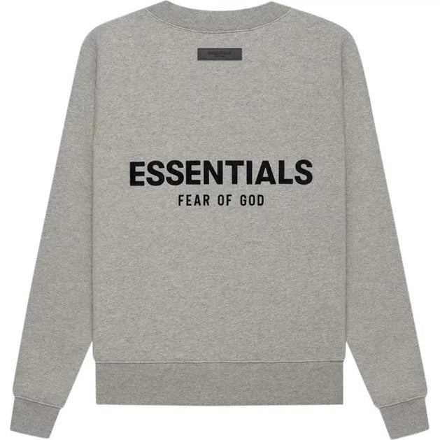 Fear Of God Essentials &#39;Dark Oatmeal&#39; Crewneck