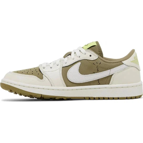 Travis Scott x Air Jordan 1 Low Golf &#39;Neutral Olive&#39;