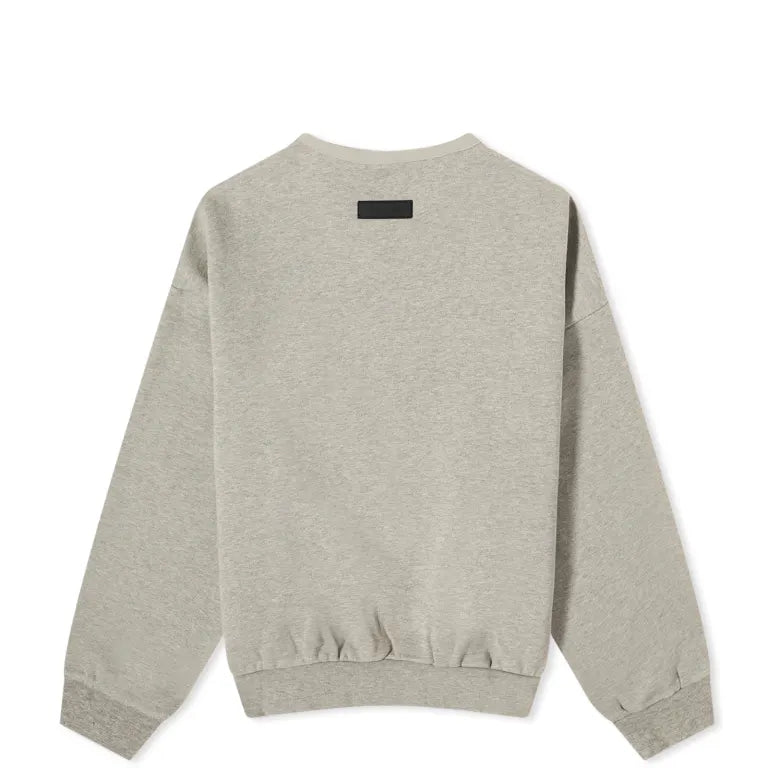 Fear of God Essentials Kids Crewneck &#39;Dark Heather Oatmeal&#39;