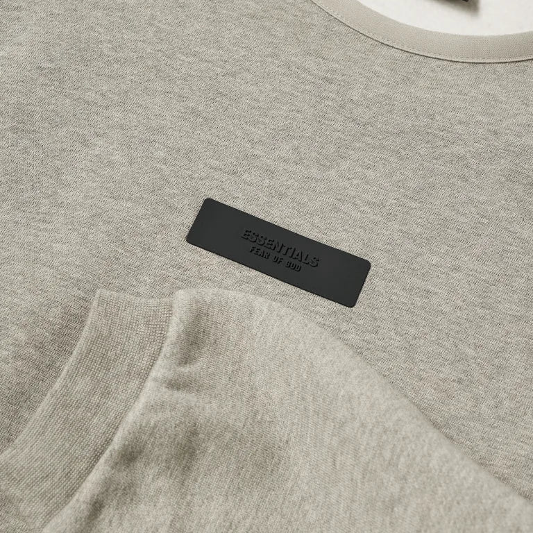 Fear of God Essentials Kids Crewneck &#39;Dark Heather Oatmeal&#39;