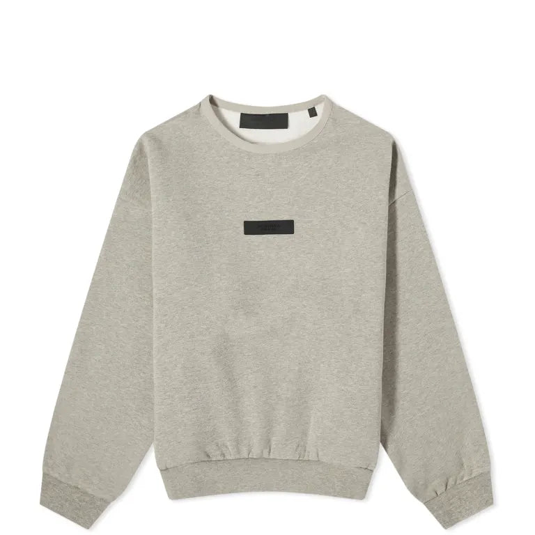 Fear of God Essentials Kids Crewneck &#39;Dark Heather Oatmeal&#39;