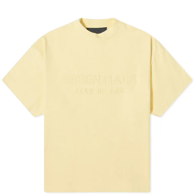 Fear Of God Essentials Kids T-Shirt &#39;Garden Yellow&#39;