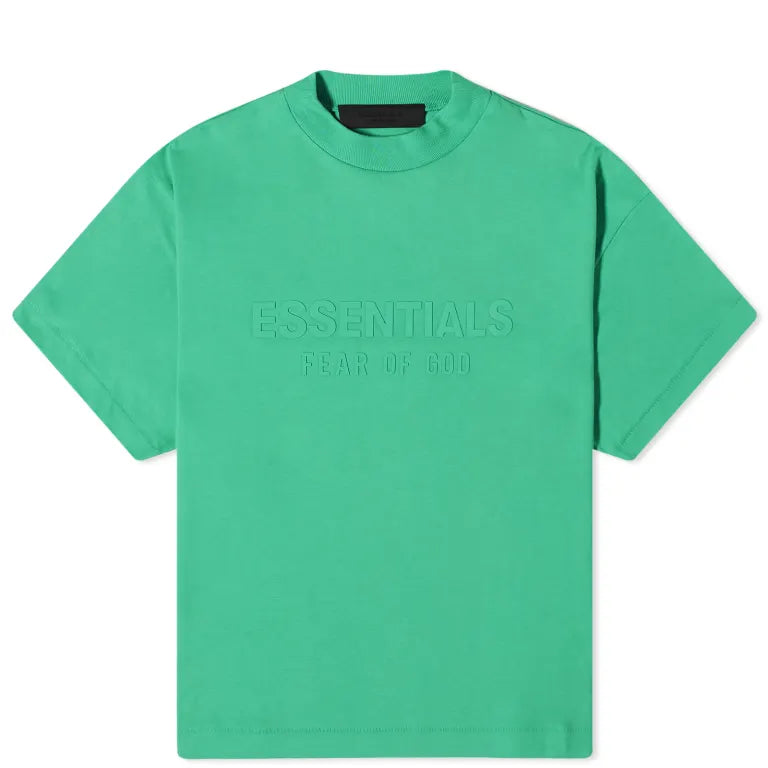 Fear Of God Essentials Kids T-Shirt &#39;Mint Leaf&#39;