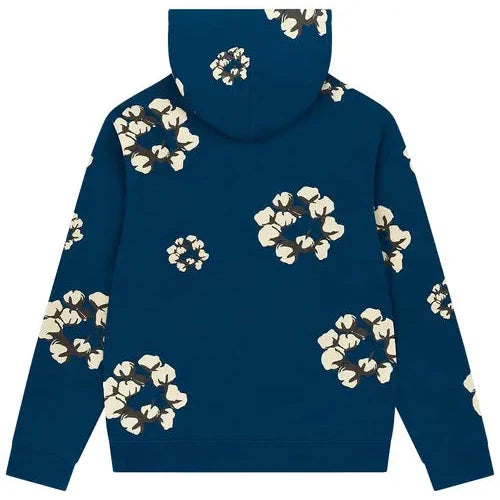 Denim Tears x Cactus Plant Flea Market Cactus Tears Wreath Hoodie &#39;Navy&#39;