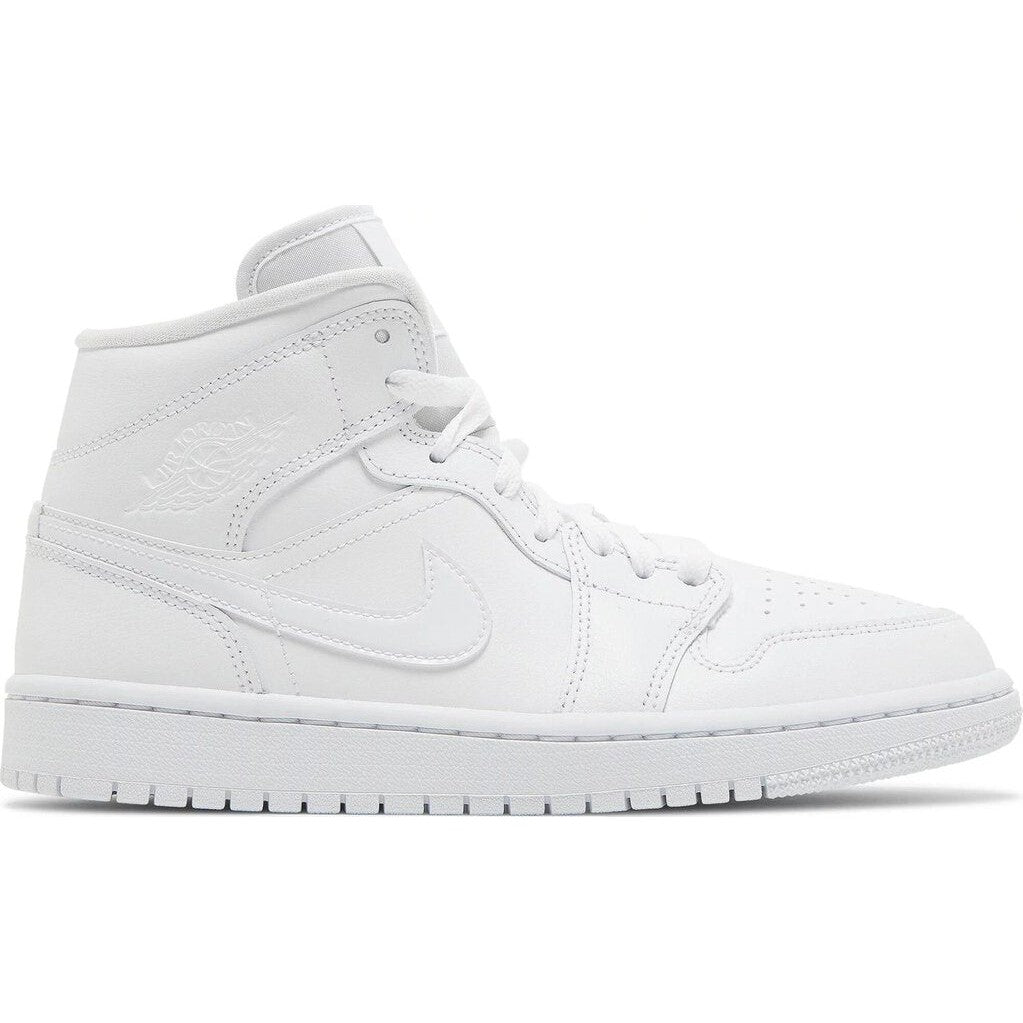 Nike Air Jordan 1 Mid &#39;Triple White&#39; 2022 W