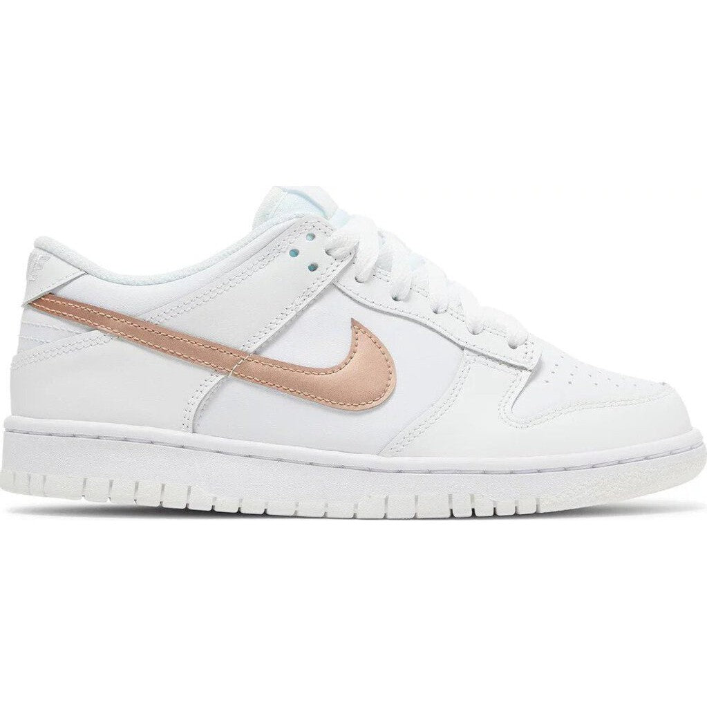 Nike Dunk Low &#39;White Metallic Red Bronze&#39; GS