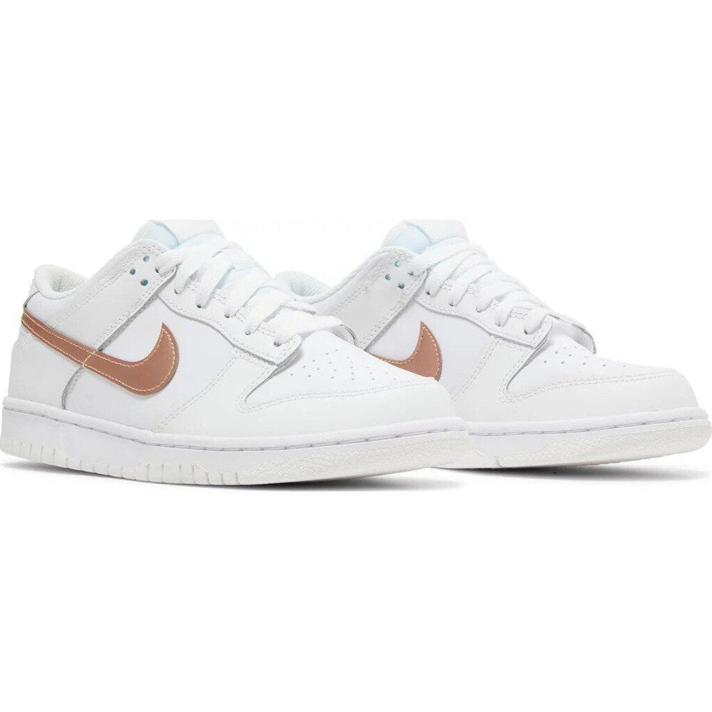 Nike Dunk Low &#39;White Metallic Red Bronze&#39; GS