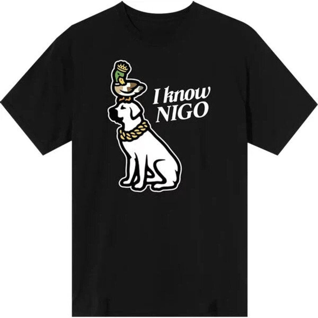 I Know Nigo (New York Pop Up) Dog &#39;Black&#39; T-Shirt