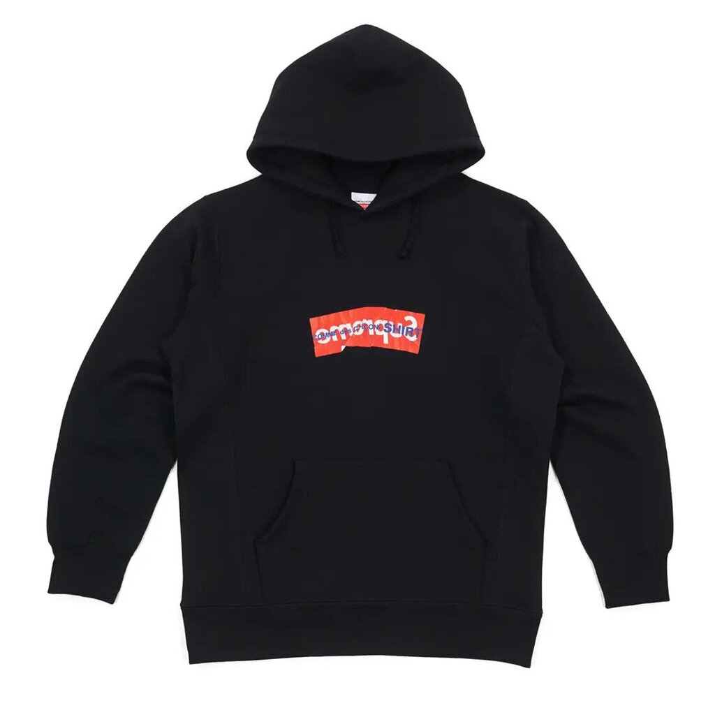 Supreme Comme Des Garcons 2017 Box Logo Hoodie &#39;Black&#39;