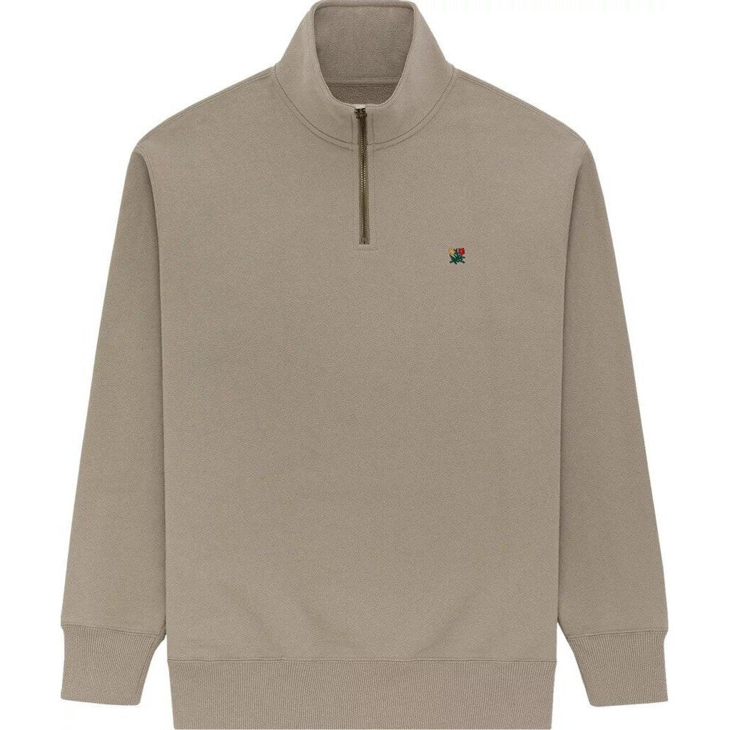 Aimé Leon Dore Crest Quarter Zip Pullover &#39;Laurel Oak&#39;