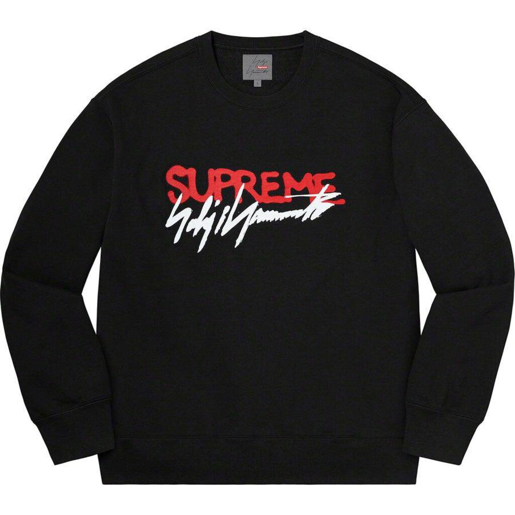 Supreme Yohji Yamamoto Crewneck &#39;Black&#39;