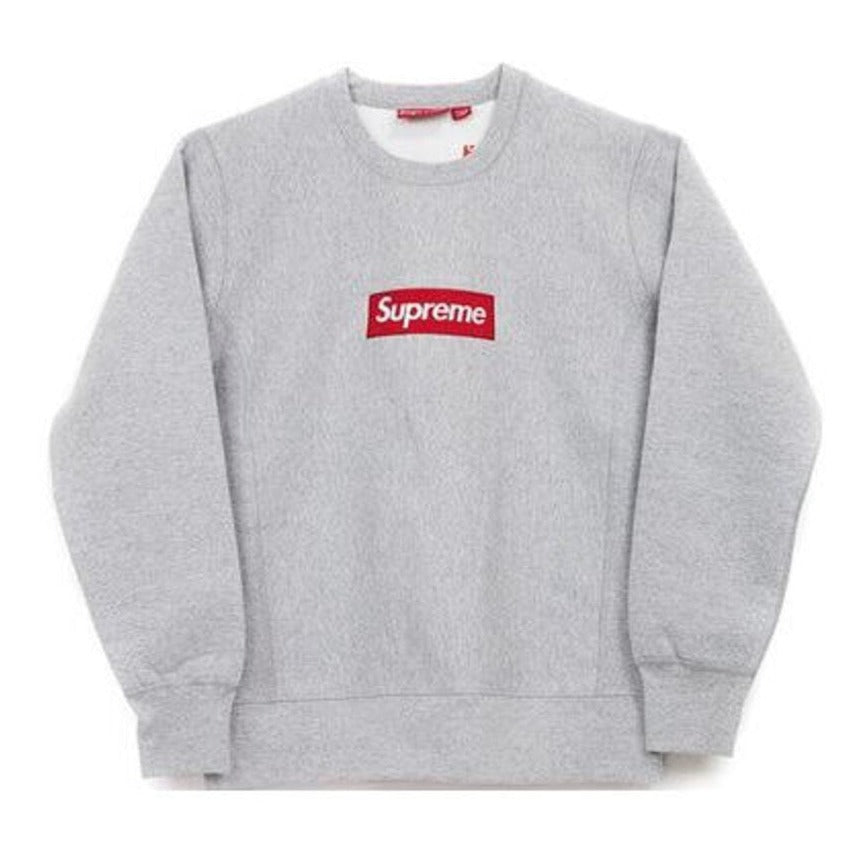 Supreme FW15 Box Logo Crewneck &#39;Heather Grey&#39;