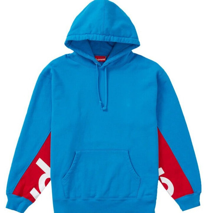 Supreme Cropped Panels Hoodie &#39;Bright Blue&#39;