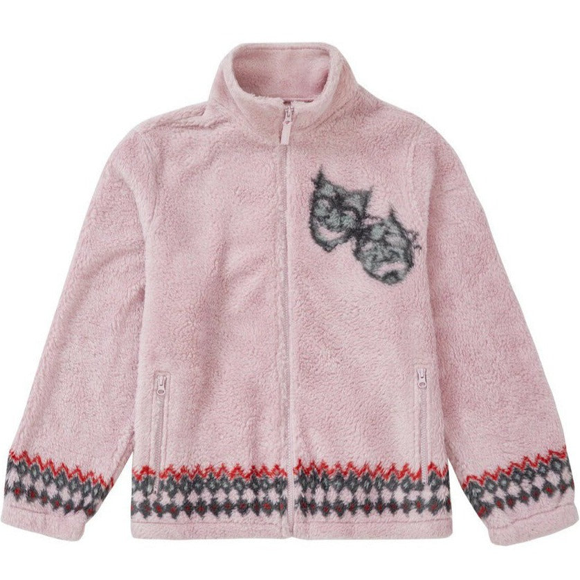 Supreme Drama Mask Fleece Jacket &#39;Pink&#39;