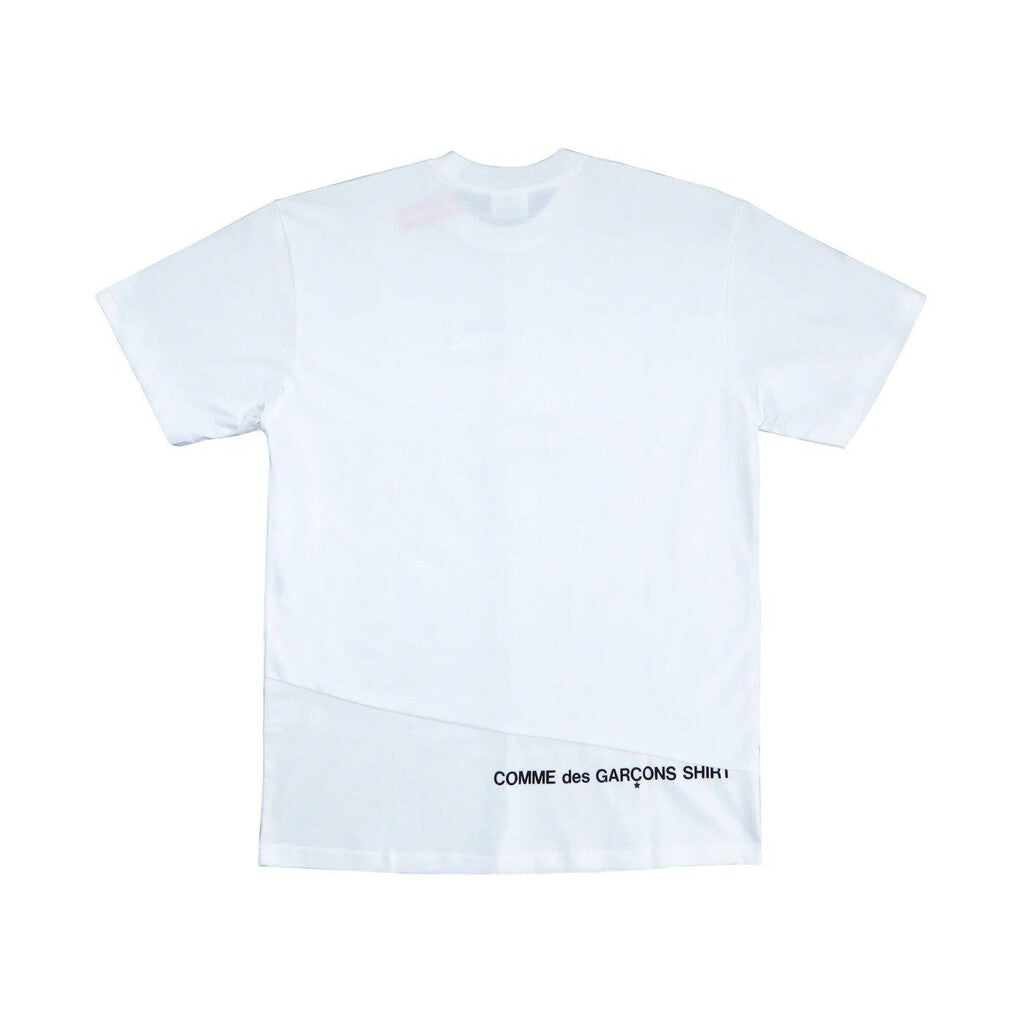 Supreme Comme des Garcons Split Box Logo T-Shirt &#39;White&#39;