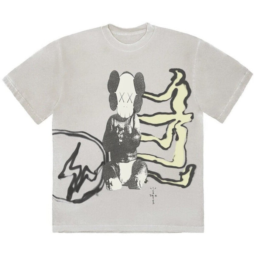 Travis Scott Cactus Jack + Kaws For Fragment T-Shirt &#39;White&#39;