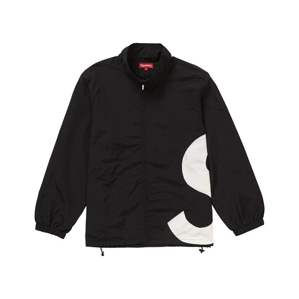 Supreme S Logo Track Jacket &#39;Black&#39;