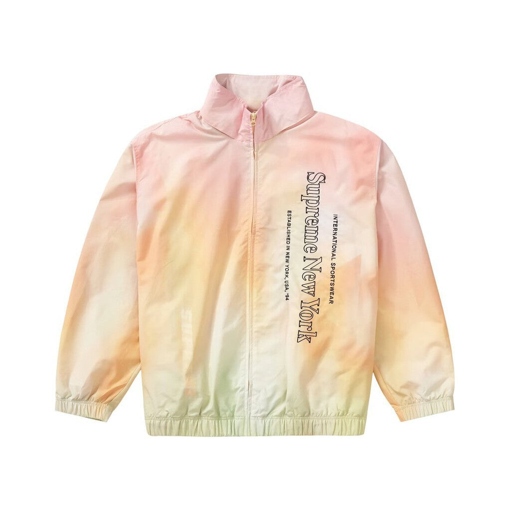 Supreme Side Logo Track Jacket &#39;Yellow Gradient&#39;