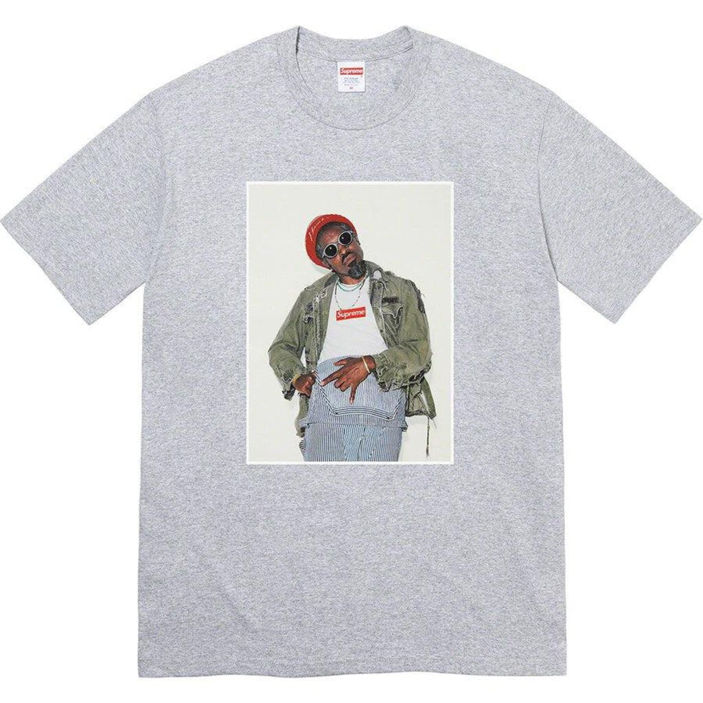 Supreme Andre 3000 T-Shirt &#39;Grey&#39;