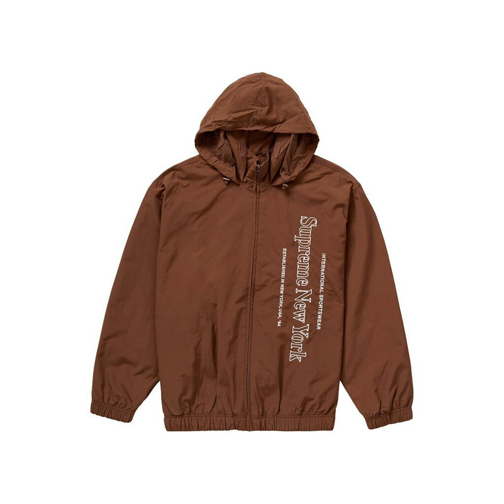 Supreme Side Logo Track Jacket &#39;Brown&#39;