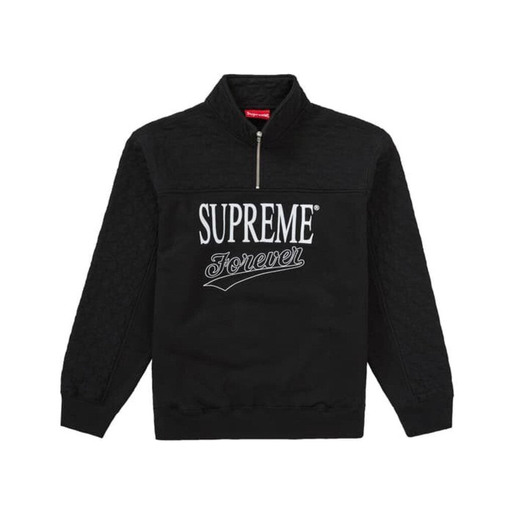 Supreme Forever Half Zip Sweatshirt &#39;Black&#39;