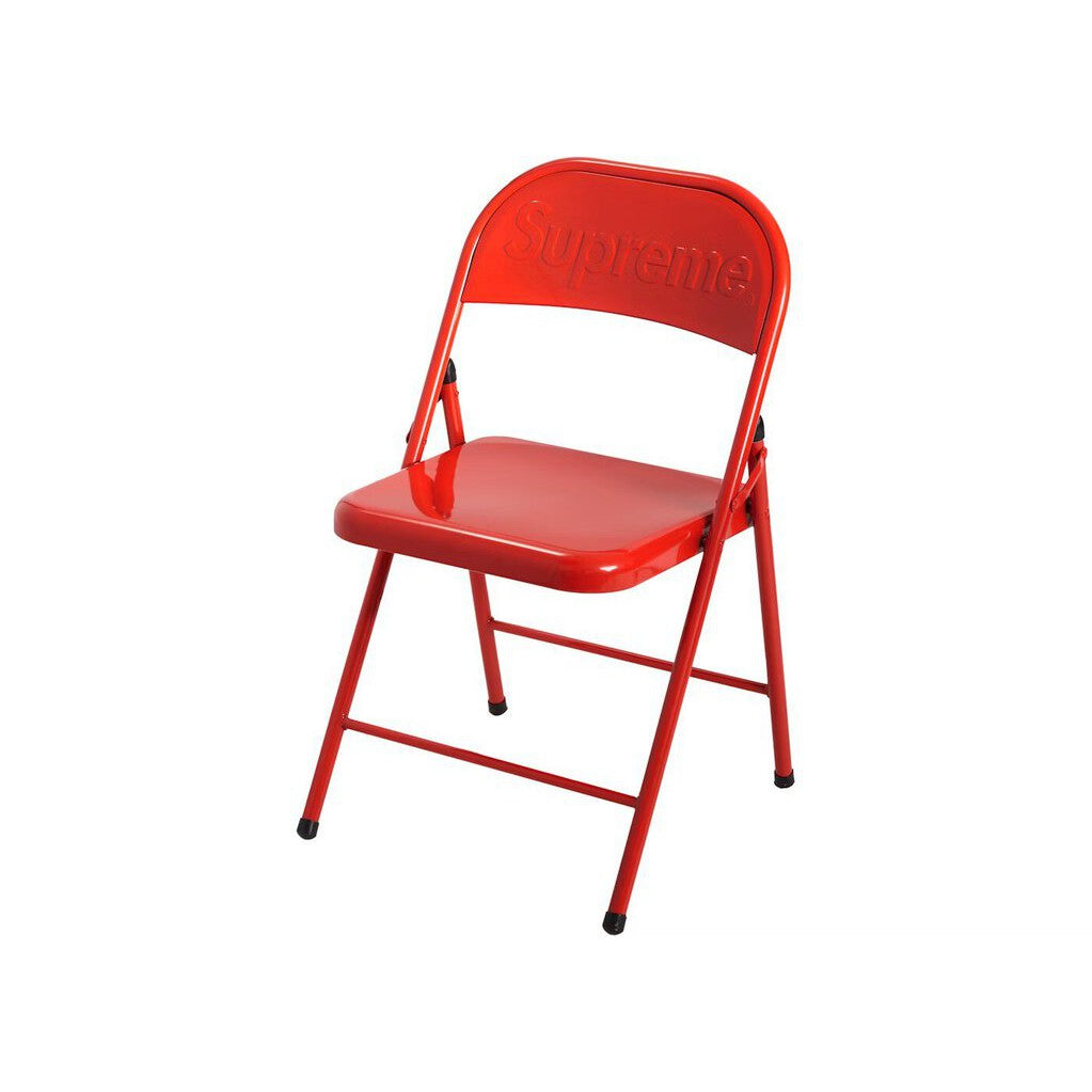 Supreme Metal Folding Chair &#39;Red&#39;