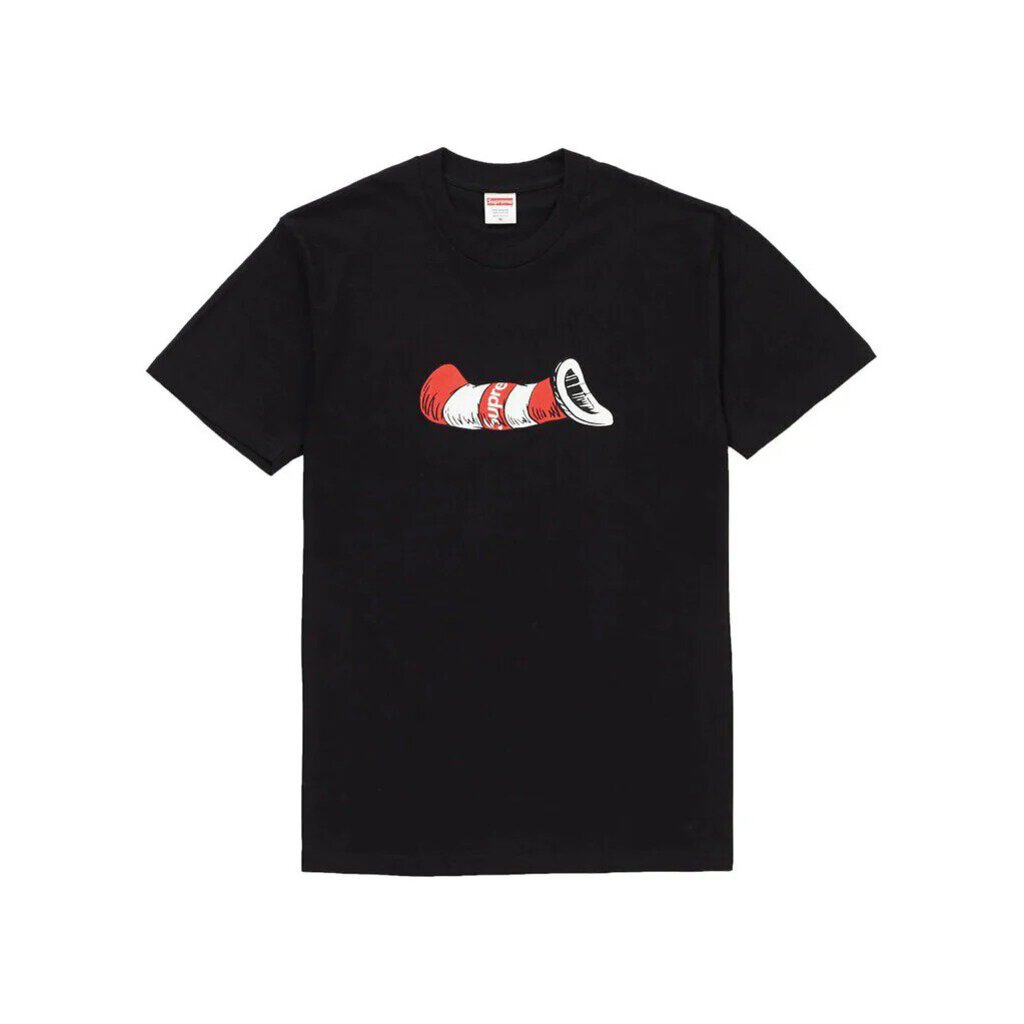 Supreme Cat In The Hat T-Shirt &#39;Black&#39;