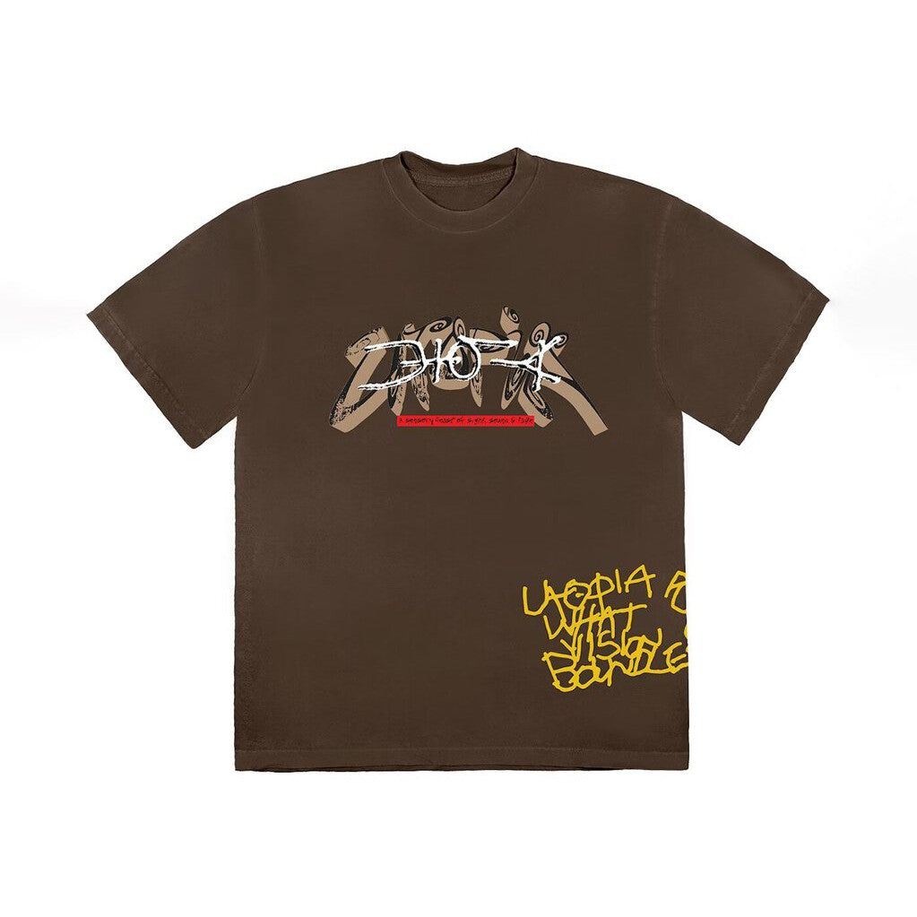 Travis Scott Utopia I T-Shirt &#39;Brown&#39;