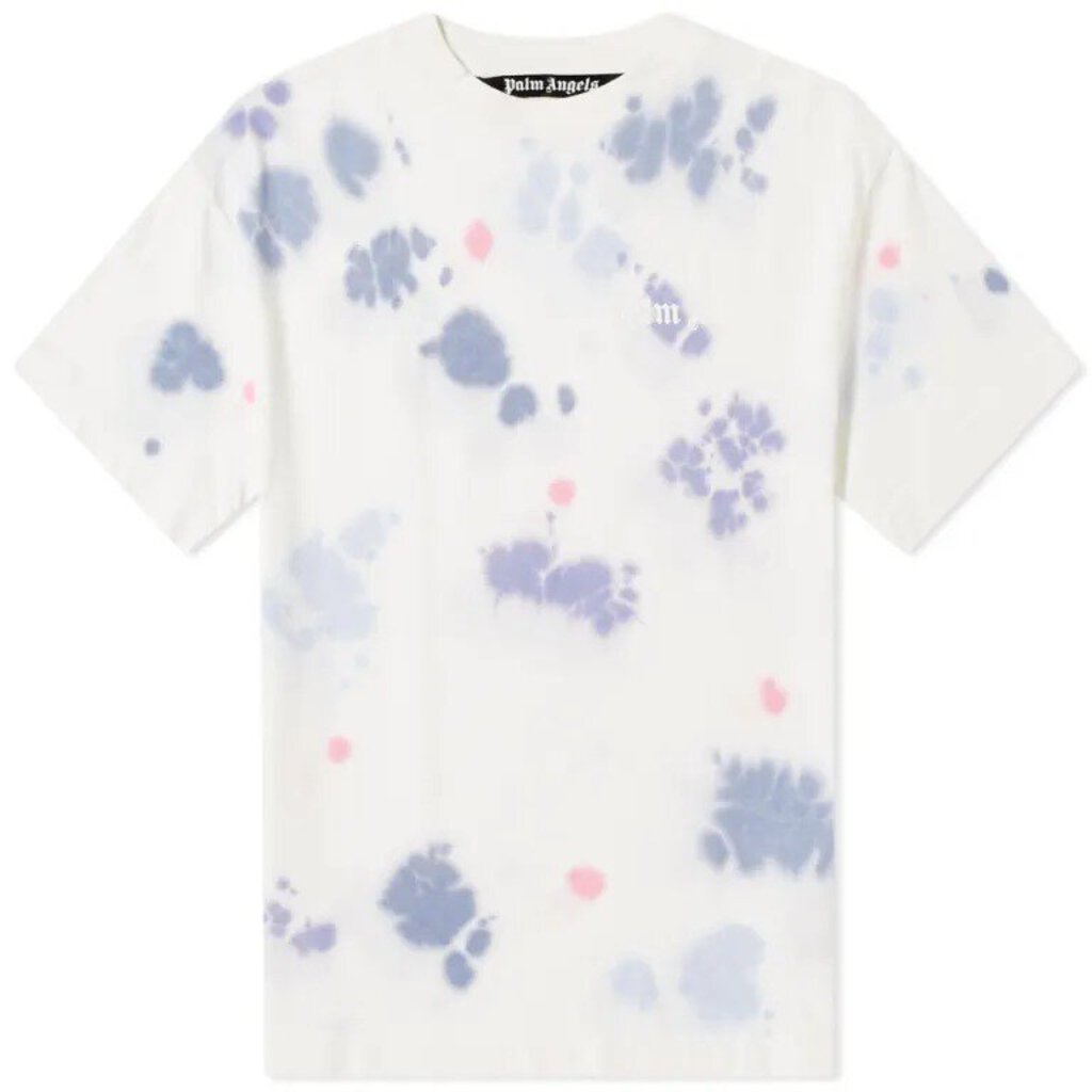 Palm Angels Tie Dye T-Shirt &#39;Blue Multi&#39;