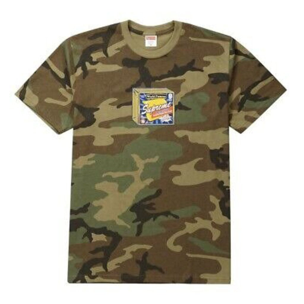 Supreme Cheese T-Shirt &#39;Woodland Camo&#39;