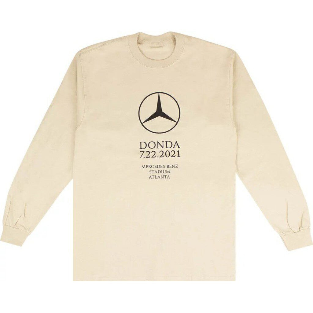 DONDA Atlanta Listening Event L/S T-Shirt &#39;Beige&#39;