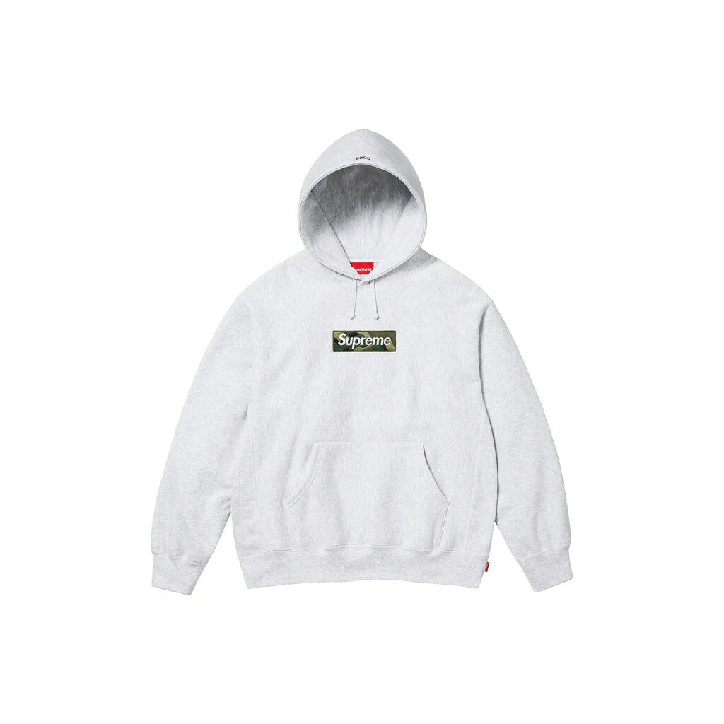 Supreme Box Logo Hooded Sweatshirt &#39;Ash Grey Camo&#39;