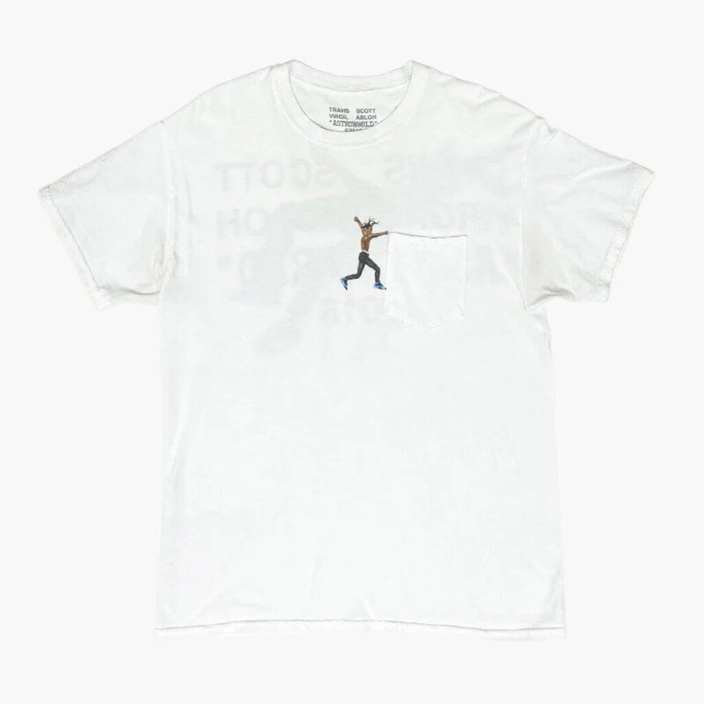 Travis Scott x Virgil Abloh By A Thread SS18 T-Shirt &#39;White&#39;