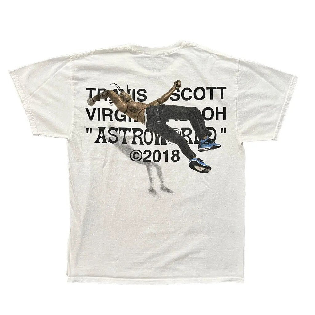 Travis Scott x Virgil Abloh By A Thread SS18 T-Shirt &#39;White&#39;