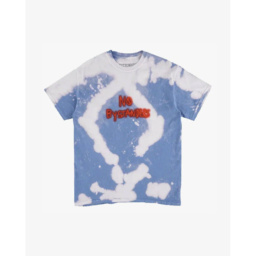 Travis Scott Astroworld No Bystanders T-Shirt &#39;Blue Tie Dye&#39;